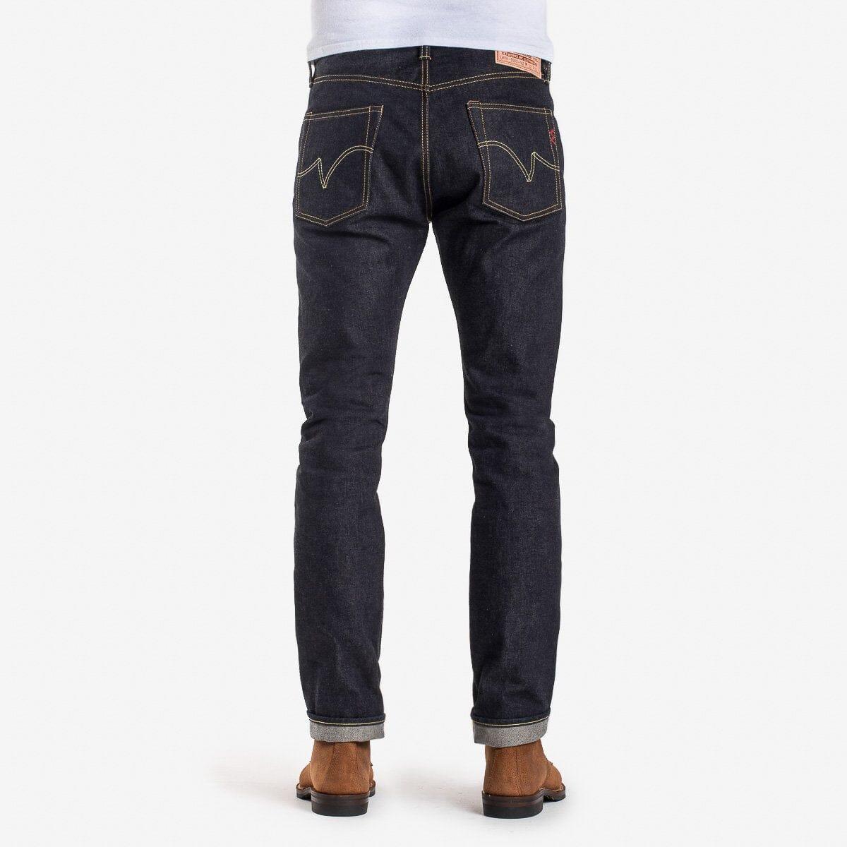 Iron Heart - IH-555S-142 - 14oz Selvedge Denim Super Slim Cut Jeans - Indigo - City Workshop Men's Supply Co.