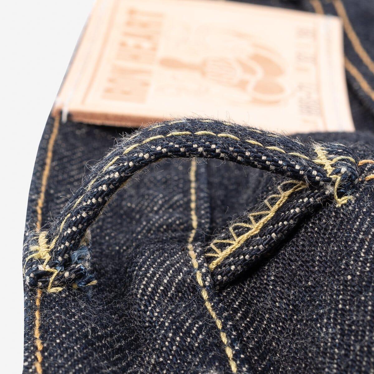 Iron Heart - IH-888S-21 - 21oz Selvedge Denim Medium/High Rise Tapered Cut Jeans - Indigo - City Workshop Men's Supply Co.