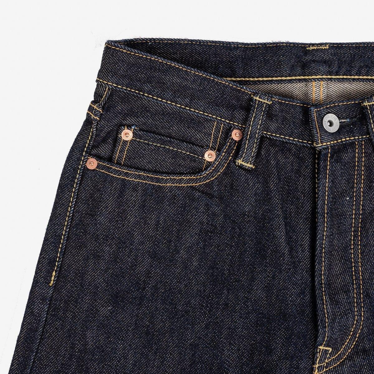 Iron Heart - IH-888S-21 - 21oz Selvedge Denim Medium/High Rise Tapered Cut Jeans - Indigo - City Workshop Men's Supply Co.
