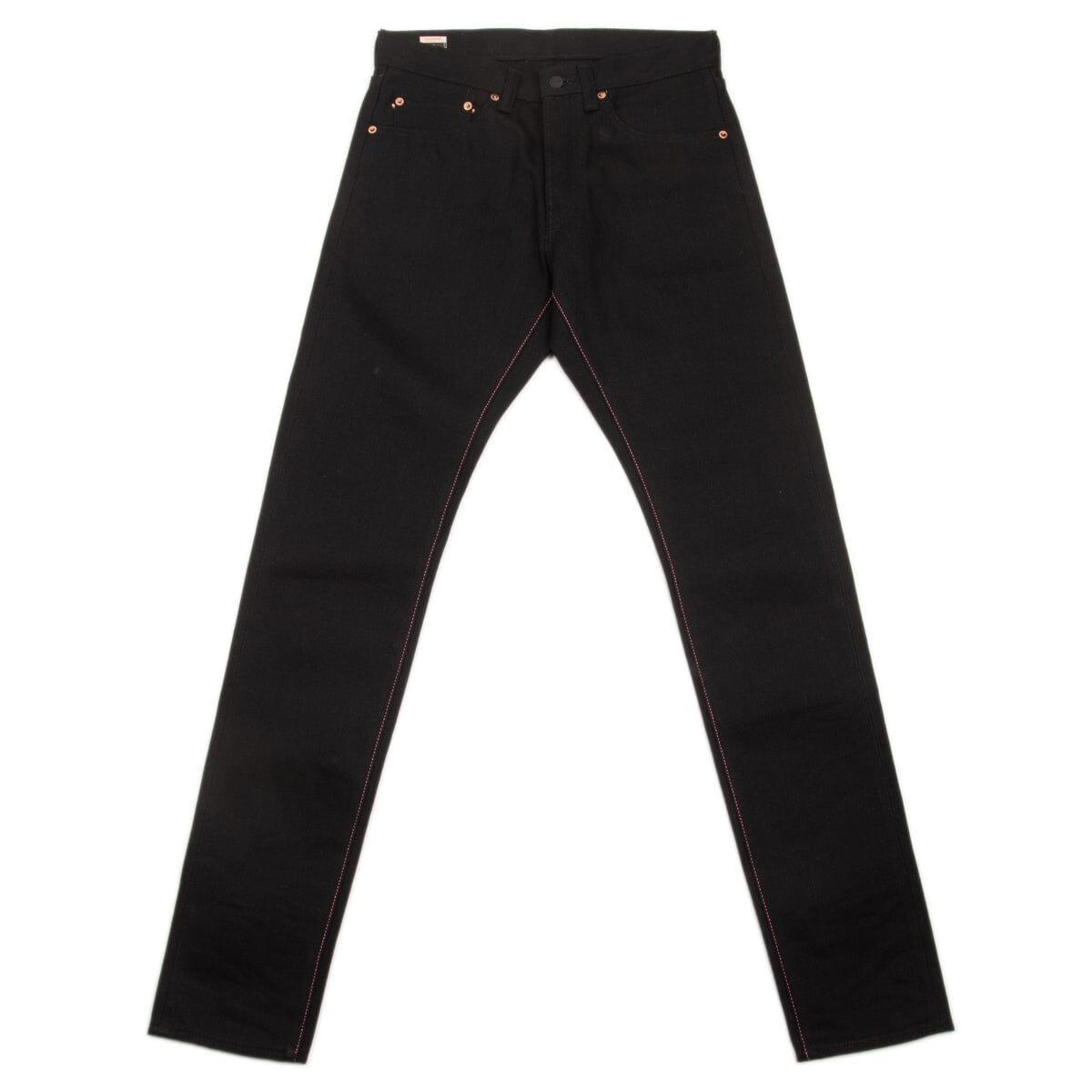 Momotaro Jeans - 0405-B 15.7oz Black Selvedge Denim - High Tapered Fit - City Workshop Men's Supply Co.