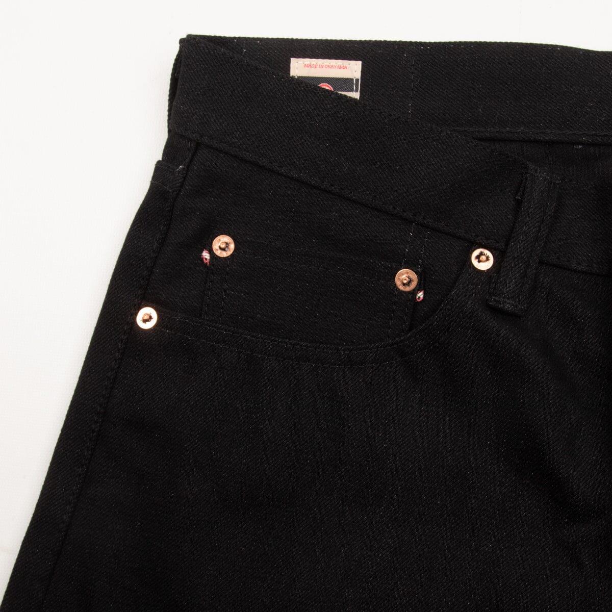 Momotaro Jeans - 0405-B 15.7oz Black Selvedge Denim - High Tapered Fit - City Workshop Men's Supply Co.