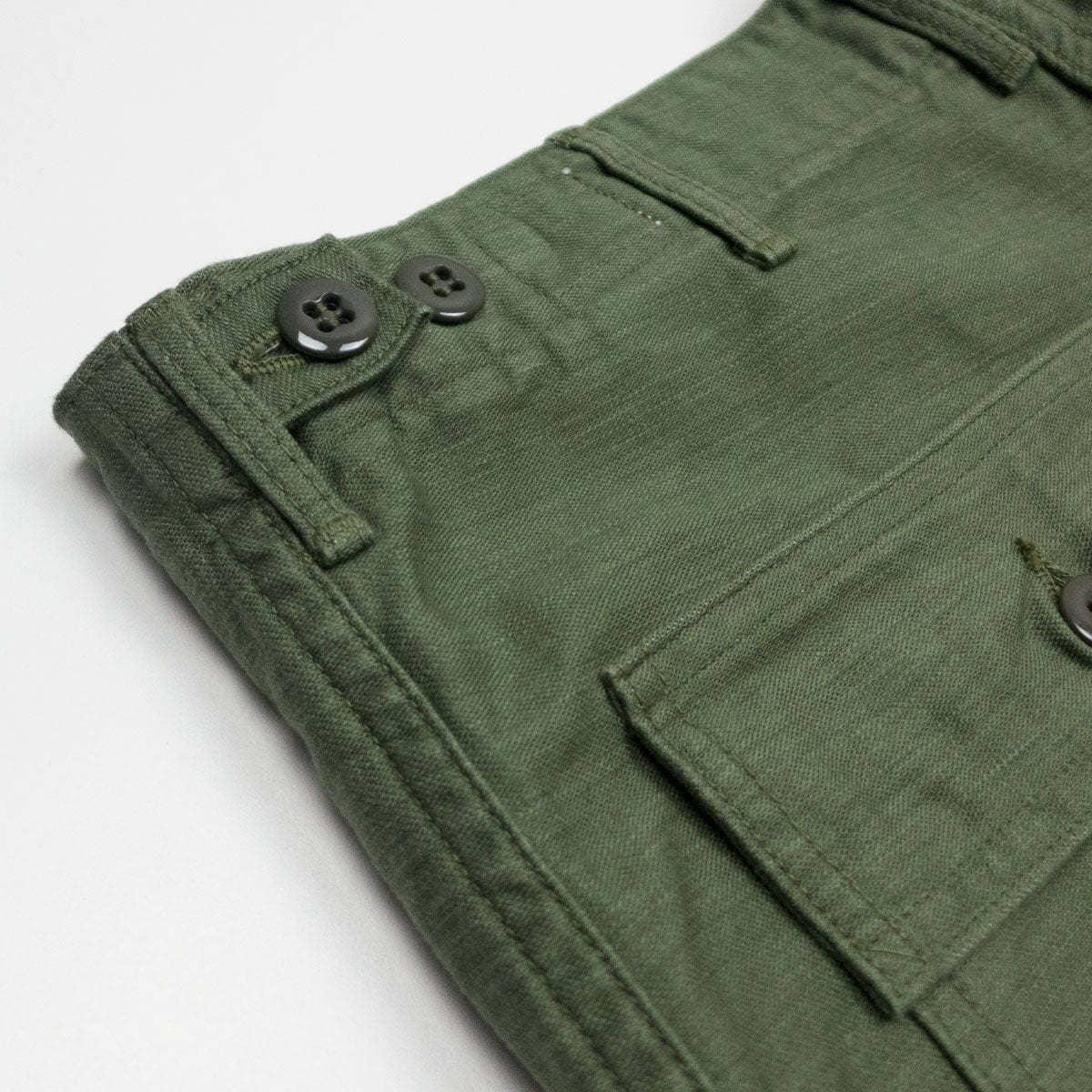 orSlow - (01-7002-16) US Army Fatigue Shorts - Green - City Workshop Men's Supply Co.
