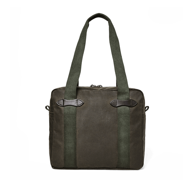 Filson - Tin Cloth Zipper Tote Bag in Otter Green