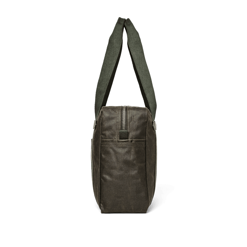 Filson - Tin Cloth Zipper Tote Bag in Otter Green