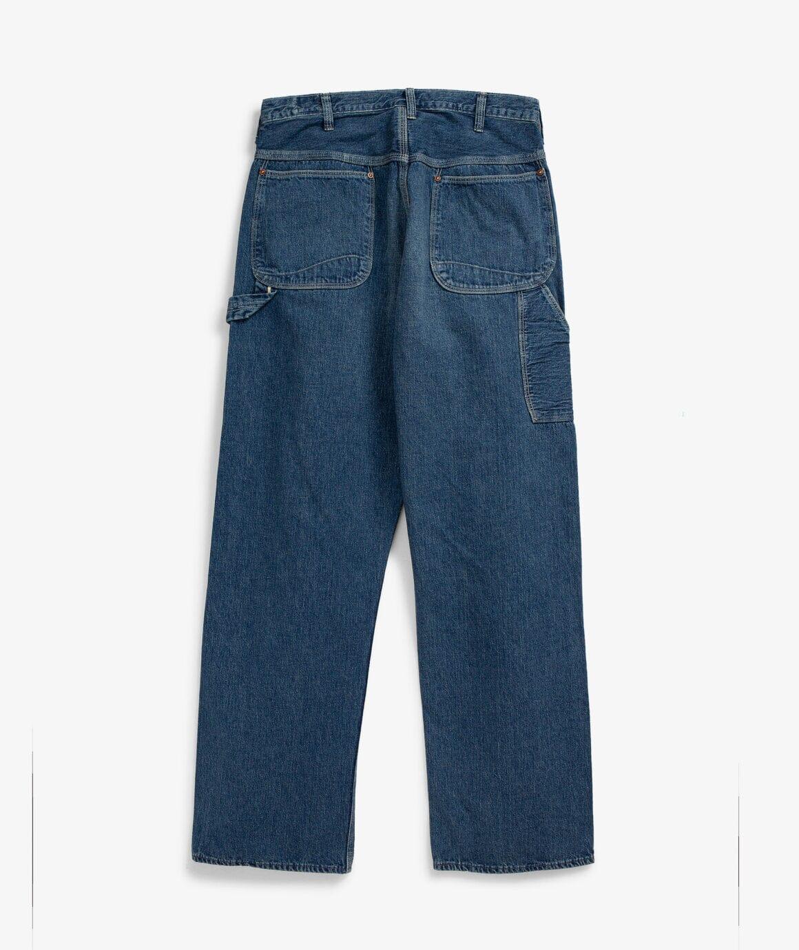 orSlow - (01-5120-95) Denim Painters Pants Used Wash - City Workshop Men's Supply Co.