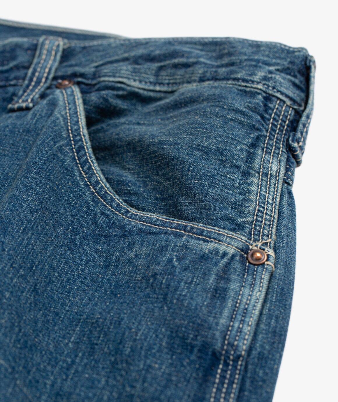 orSlow - (01-5120-95) Denim Painters Pants Used Wash - City Workshop Men's Supply Co.