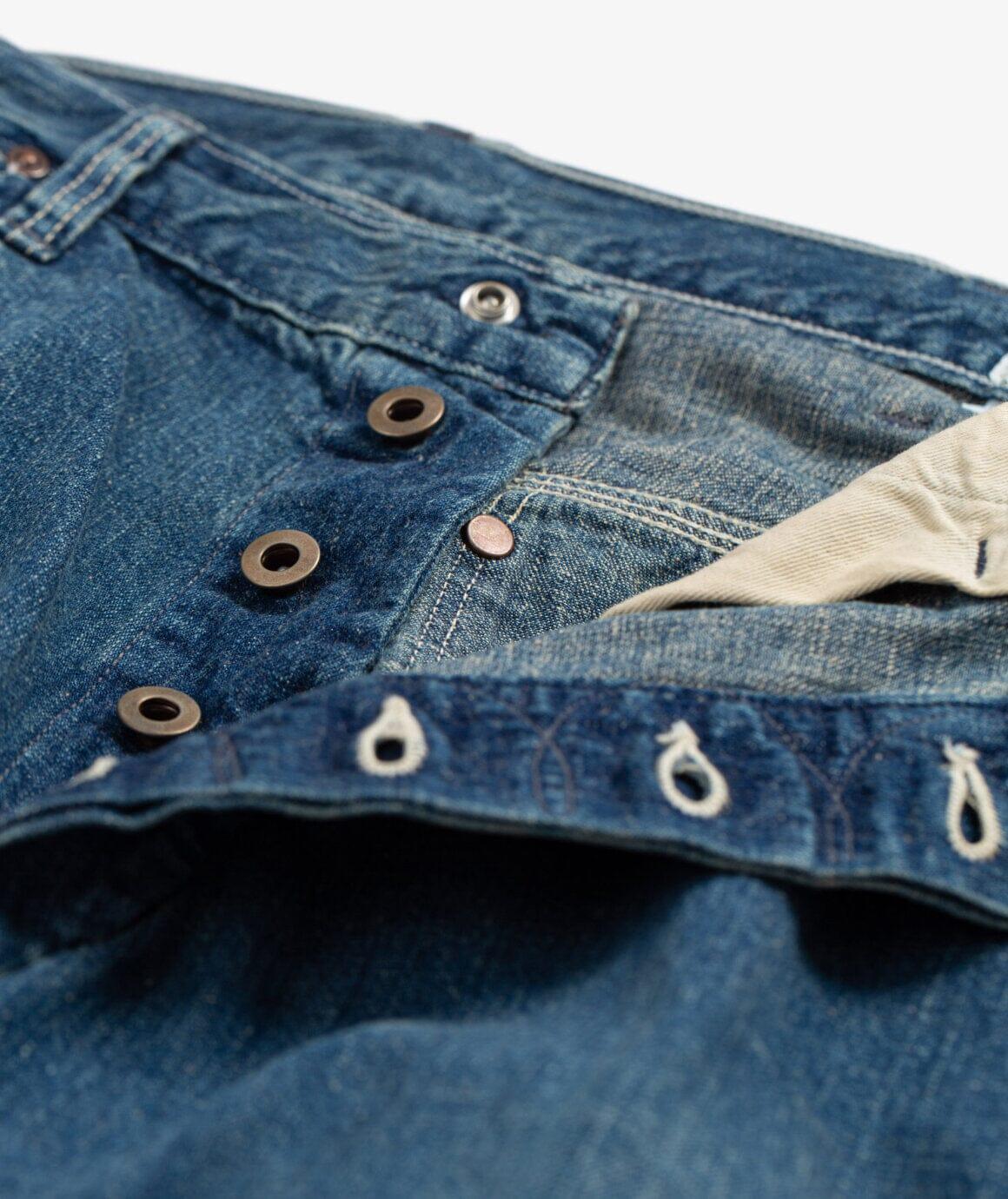 orSlow - (01-5120-95) Denim Painters Pants Used Wash - City Workshop Men's Supply Co.