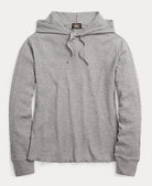 Double RL - Waffle-Knit Hoodie in Vintage Grey Heather - City Workshop Men's Supply Co.