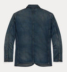 Double RL - Cotton-Linen Denim Engineer Jacket - Torrington Wash - City Workshop Men's Supply Co.