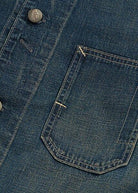 Double RL - Cotton-Linen Denim Engineer Jacket - Torrington Wash - City Workshop Men's Supply Co.