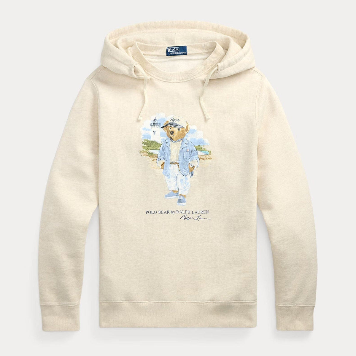 Polo Ralph Lauren - Polo Bear Slub Fleece Hoodie - Chalk Studio By 