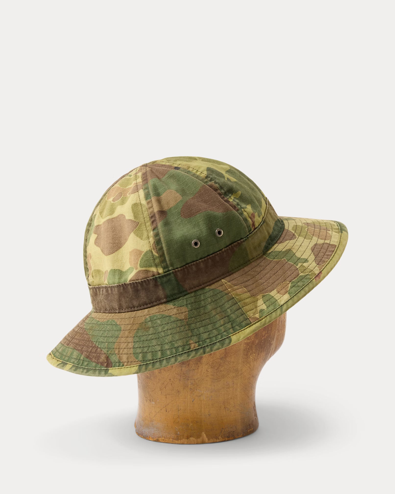 Double RL - Limited-Edition Camo Bucket Hat - Multi Olive Camo - City Workshop Men's Supply Co.