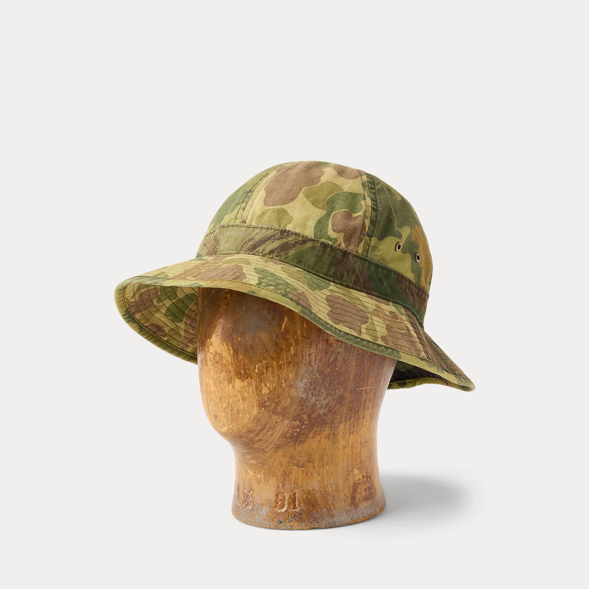Double RL - Limited-Edition Camo Bucket Hat - Multi Olive Camo - City Workshop Men's Supply Co.