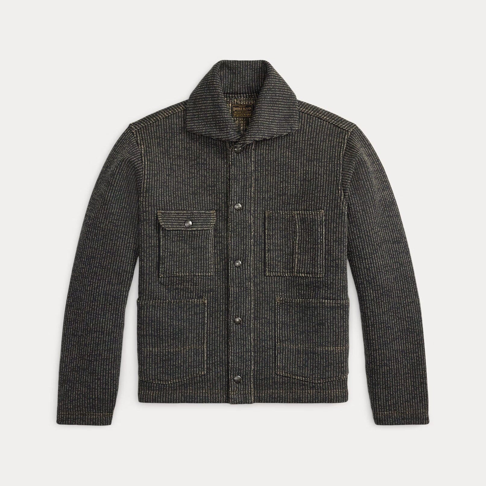RRL DoubleRLメンズジャケット Double RL - Fleece Work Jacket - Charcoal/Multi – City Workshop