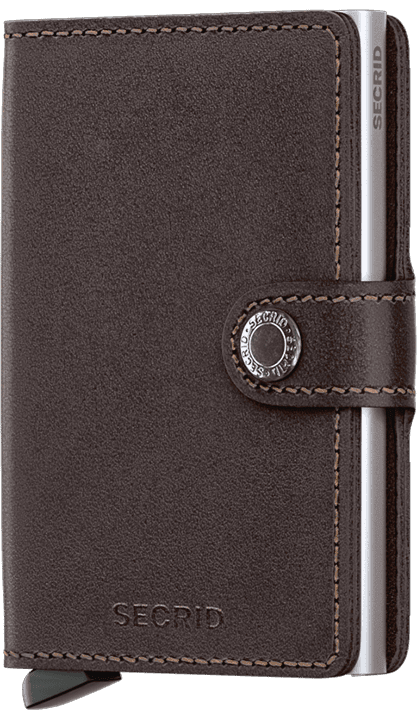 SECRID - Miniwallet - Original Dark Brown - City Workshop Men's Supply Co.