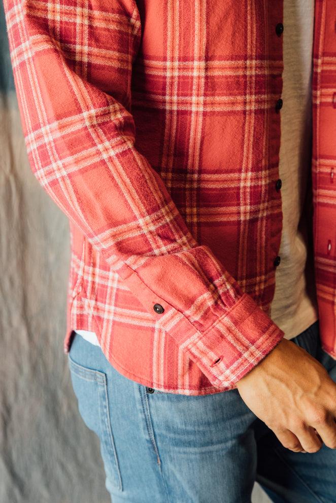 KATO "The Ripper" Plaid Red Vintage Flannel - City Workshop Men's Supply Co.