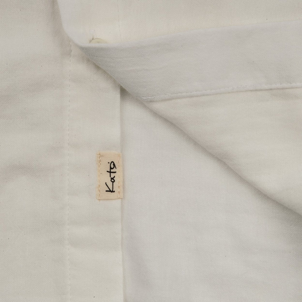 KATO "The Ripper" - Vintage Double Gauze Slim French Seam L/S Shirt - White - City Workshop Men's Supply Co.