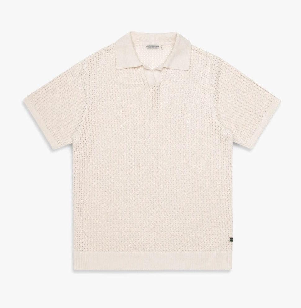 Knickerbocker - Cotton Yuma Polo Natural - City Workshop Men's Supply Co.