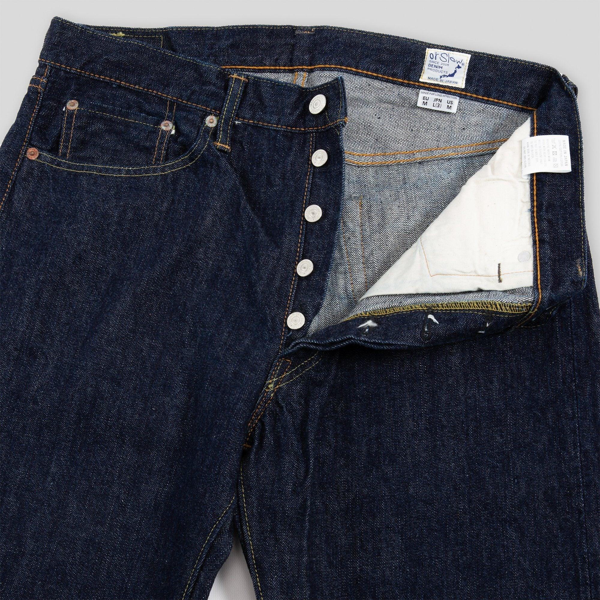 orSlow - 105 Standard 13.7oz Selvedge Denim One Wash - City Workshop Men's Supply Co.