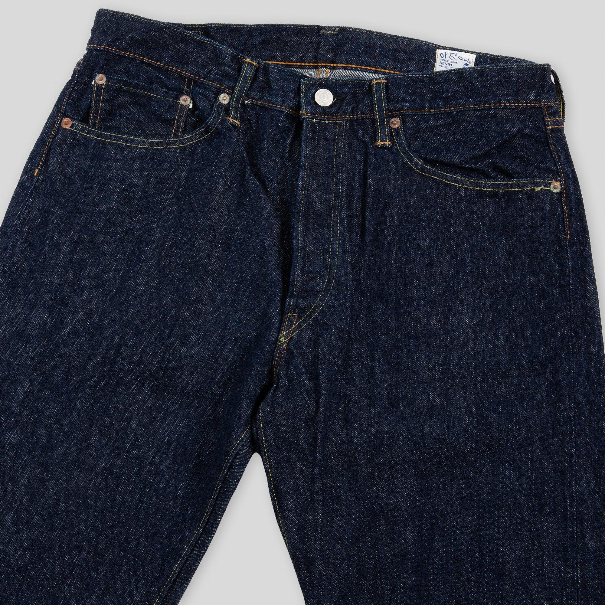orSlow - 105 Standard 13.7oz Selvedge Denim One Wash - City Workshop Men's Supply Co.