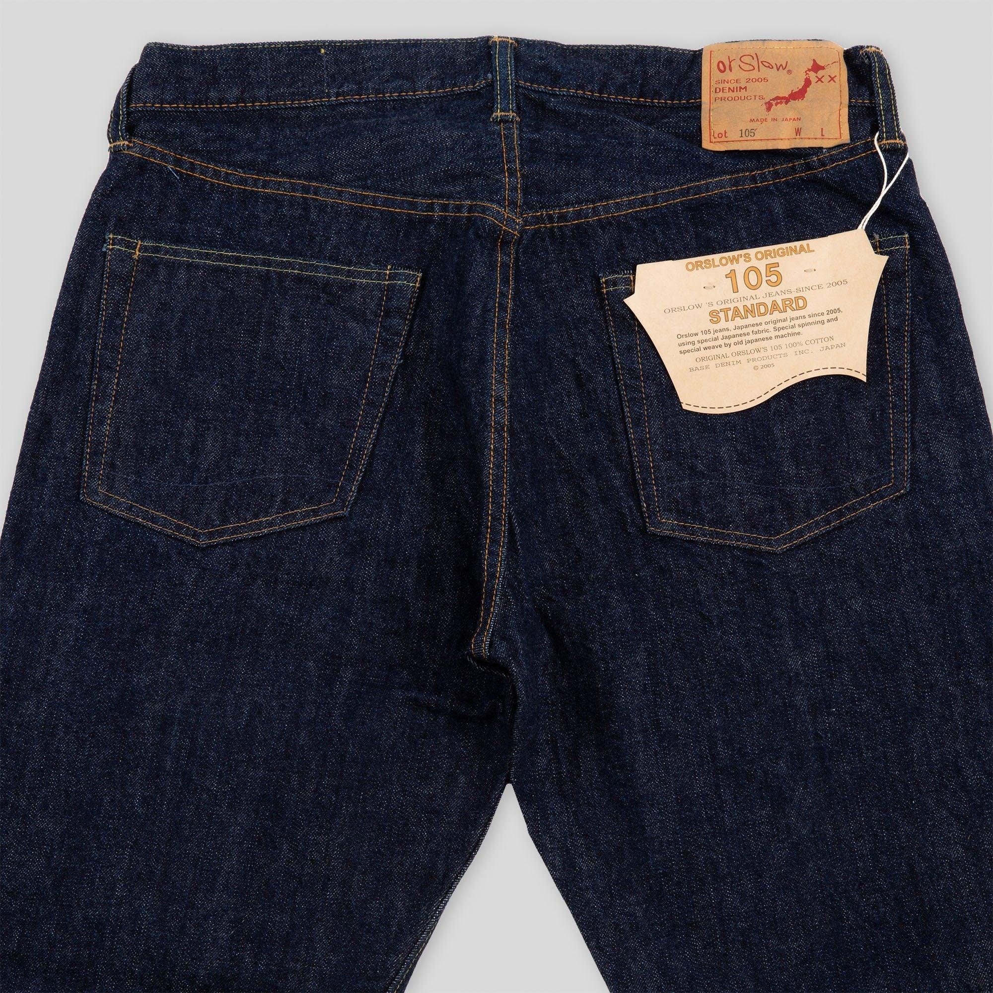 orSlow - 105 Standard 13.7oz Selvedge Denim One Wash - City Workshop Men's Supply Co.