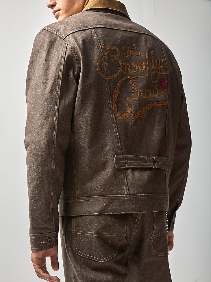 MEN'S LEE® X THE BROOKLYN CIRCUS® 1930'S Cowboy Jacket in Brown Selvedge - City Workshop Men's Supply Co.
