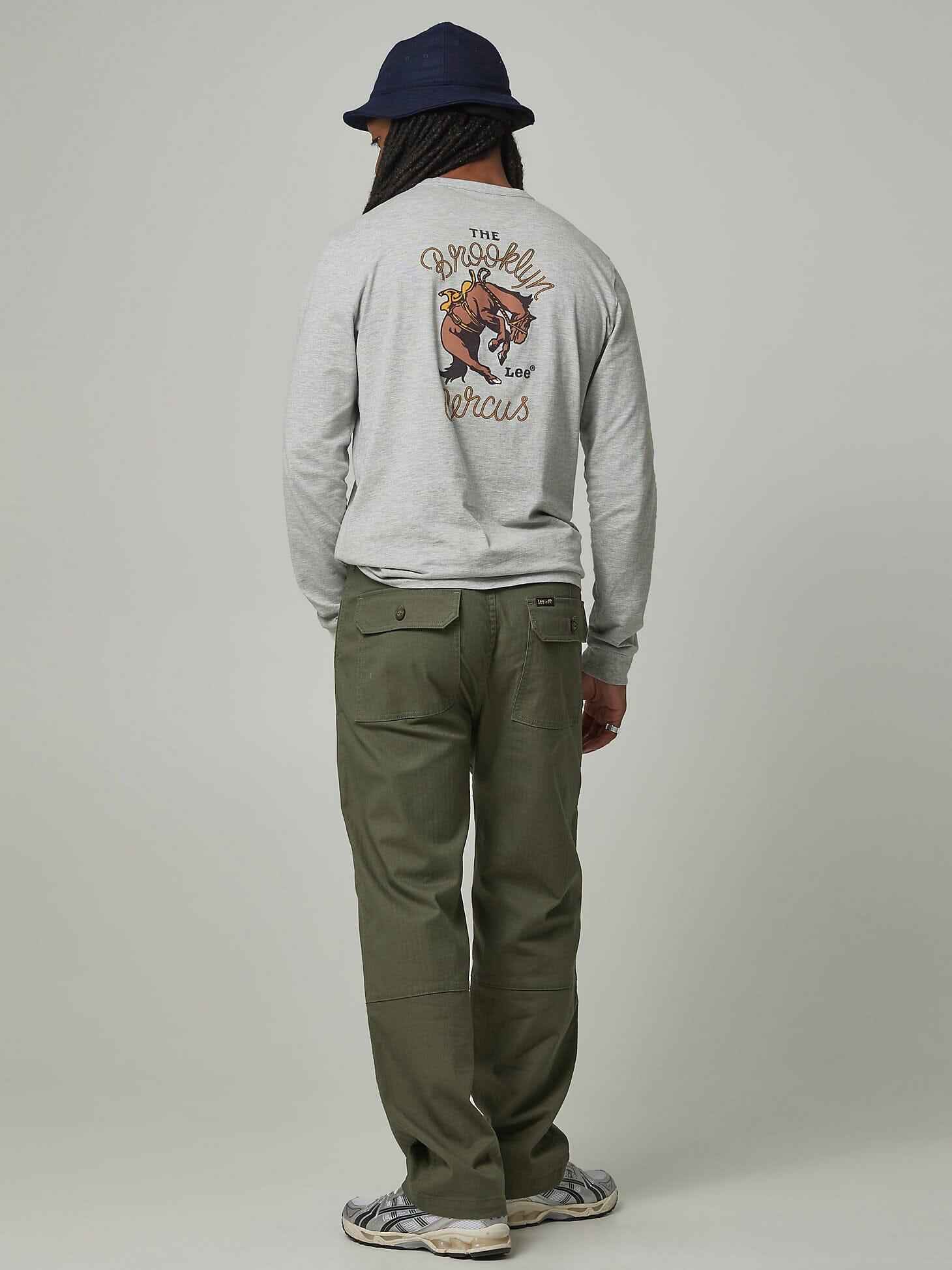THE LEE® X BROOKLYN CIRCUS® Long Sleeve Tee in Grey - City Workshop Men's Supply Co.