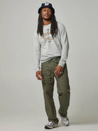 THE LEE® X BROOKLYN CIRCUS® Long Sleeve Tee in Grey - City Workshop Men's Supply Co.