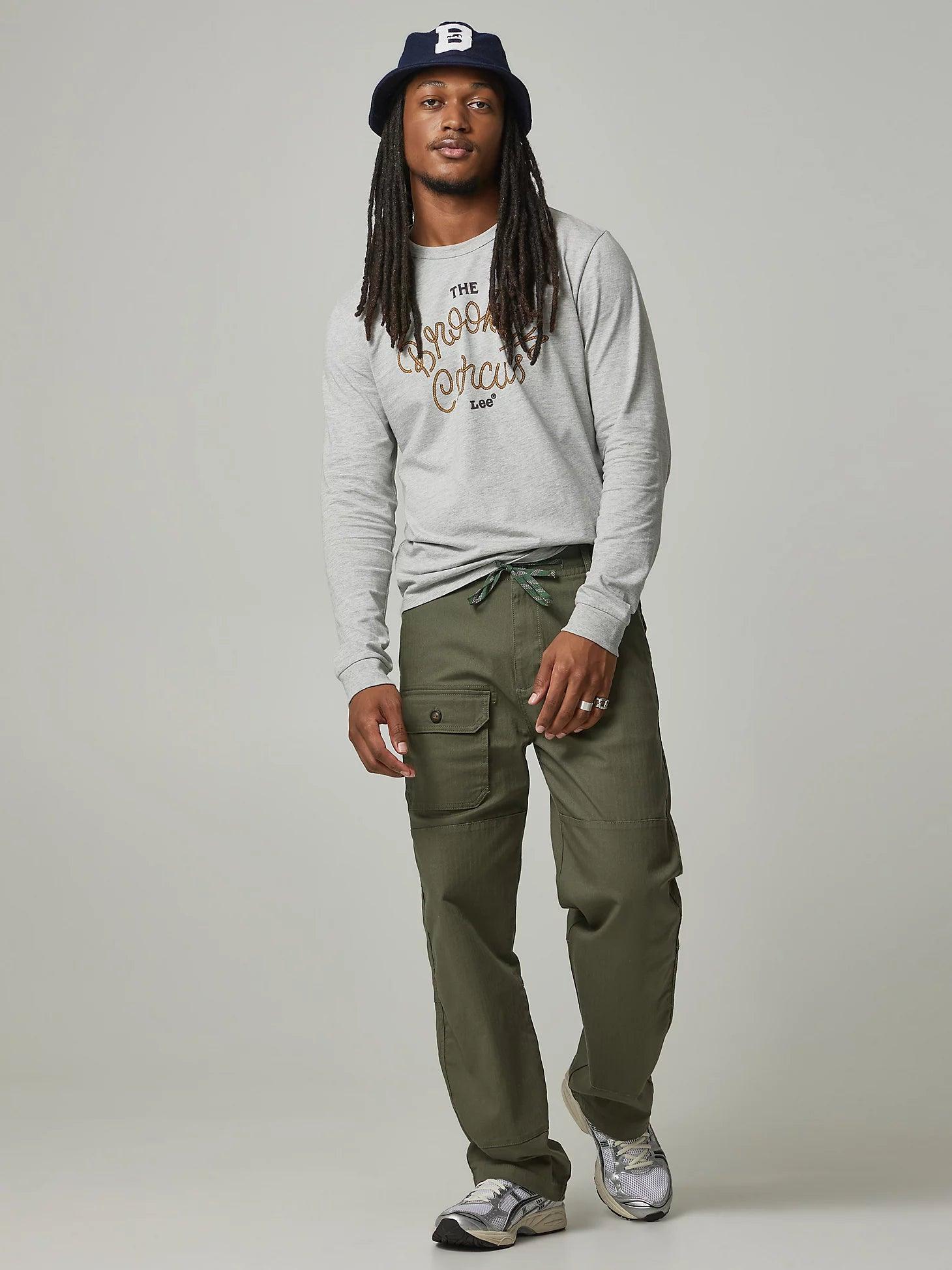 THE LEE® X BROOKLYN CIRCUS® Long Sleeve Tee in Grey - City Workshop Men's Supply Co.
