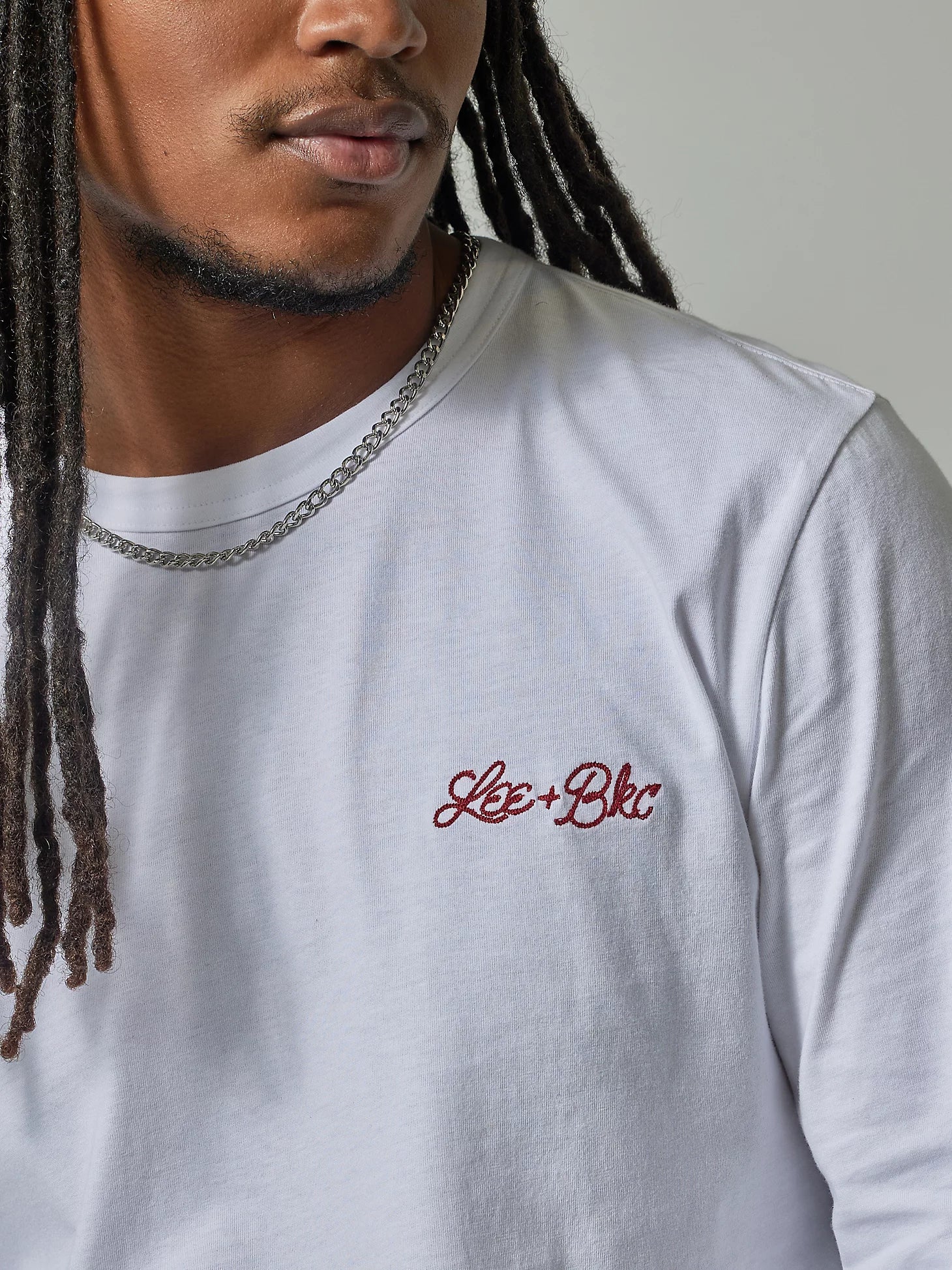 THE LEE® X BROOKLYN CIRCUS® Long Sleeve Tee in White - City Workshop Men's Supply Co.