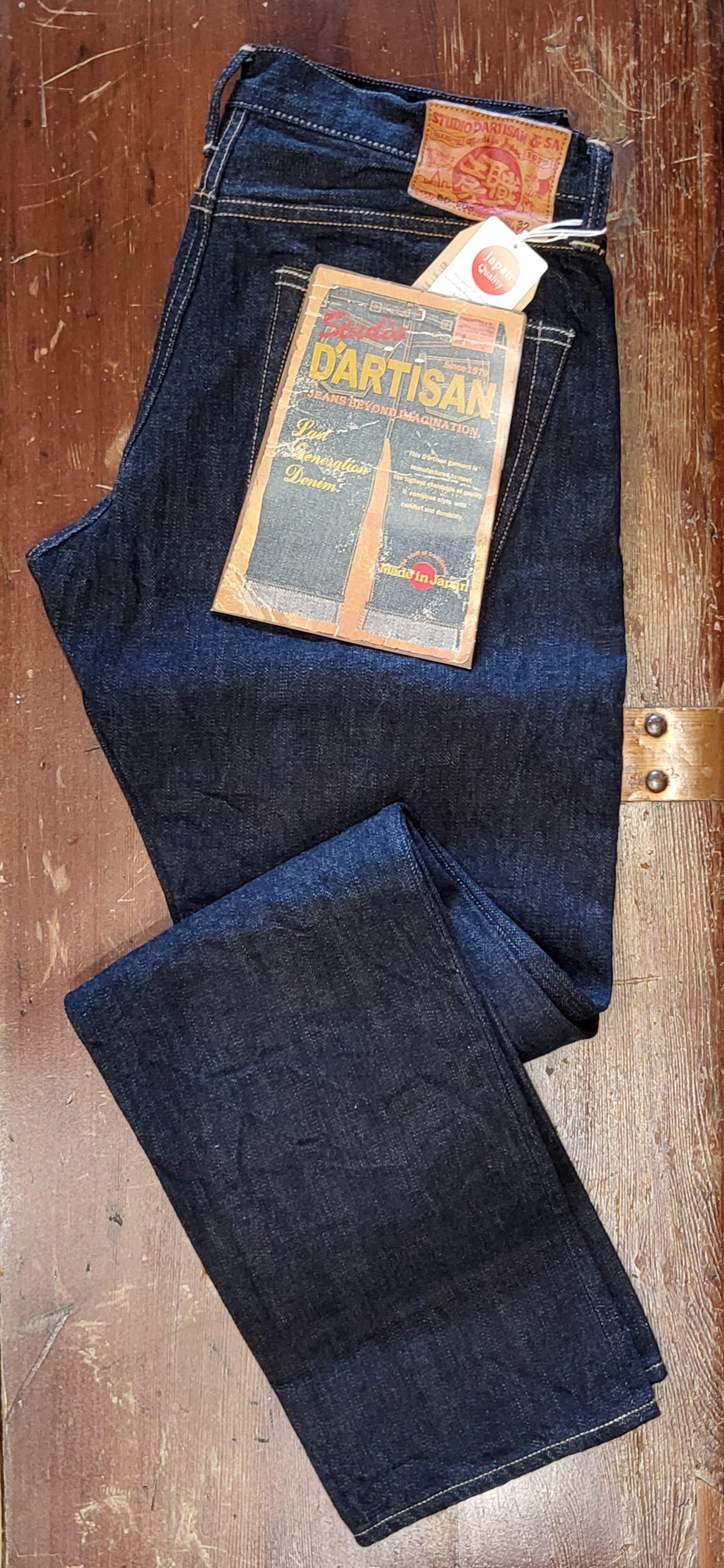 Studio D'artisan - SD-908 'G3' Selvedge Denim Relax Tapered (One Wash) - City Workshop Men's Supply Co.
