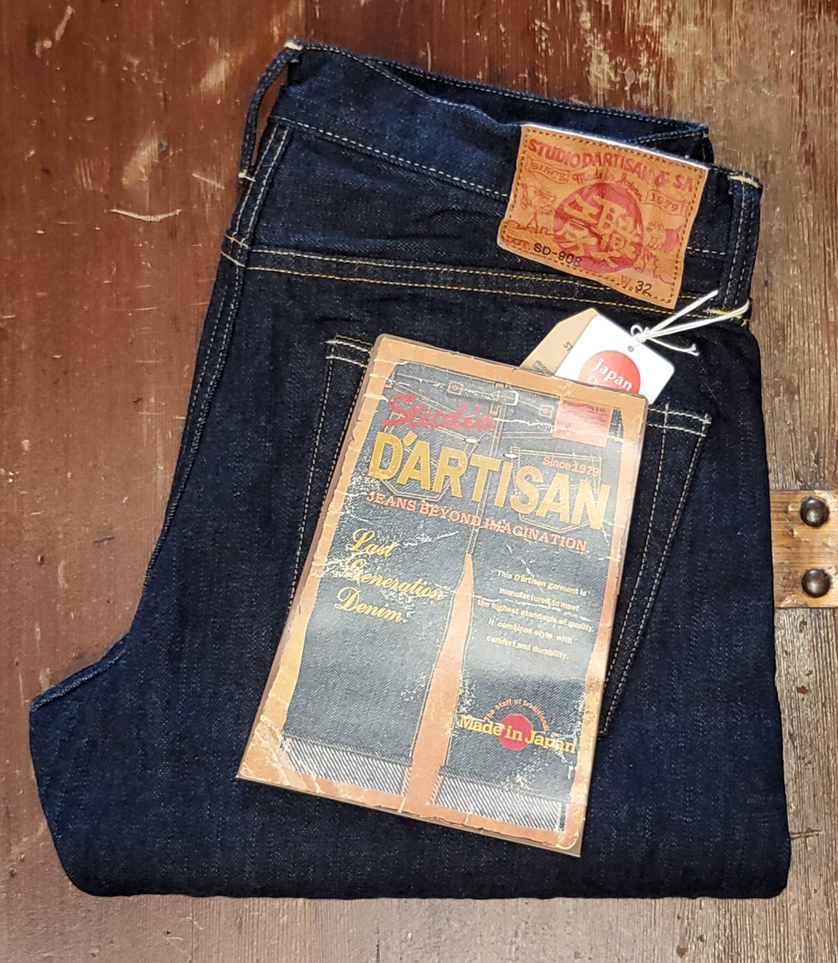 Studio D'artisan - SD-908 'G3' Selvedge Denim Relax Tapered (One Wash) - City Workshop Men's Supply Co.