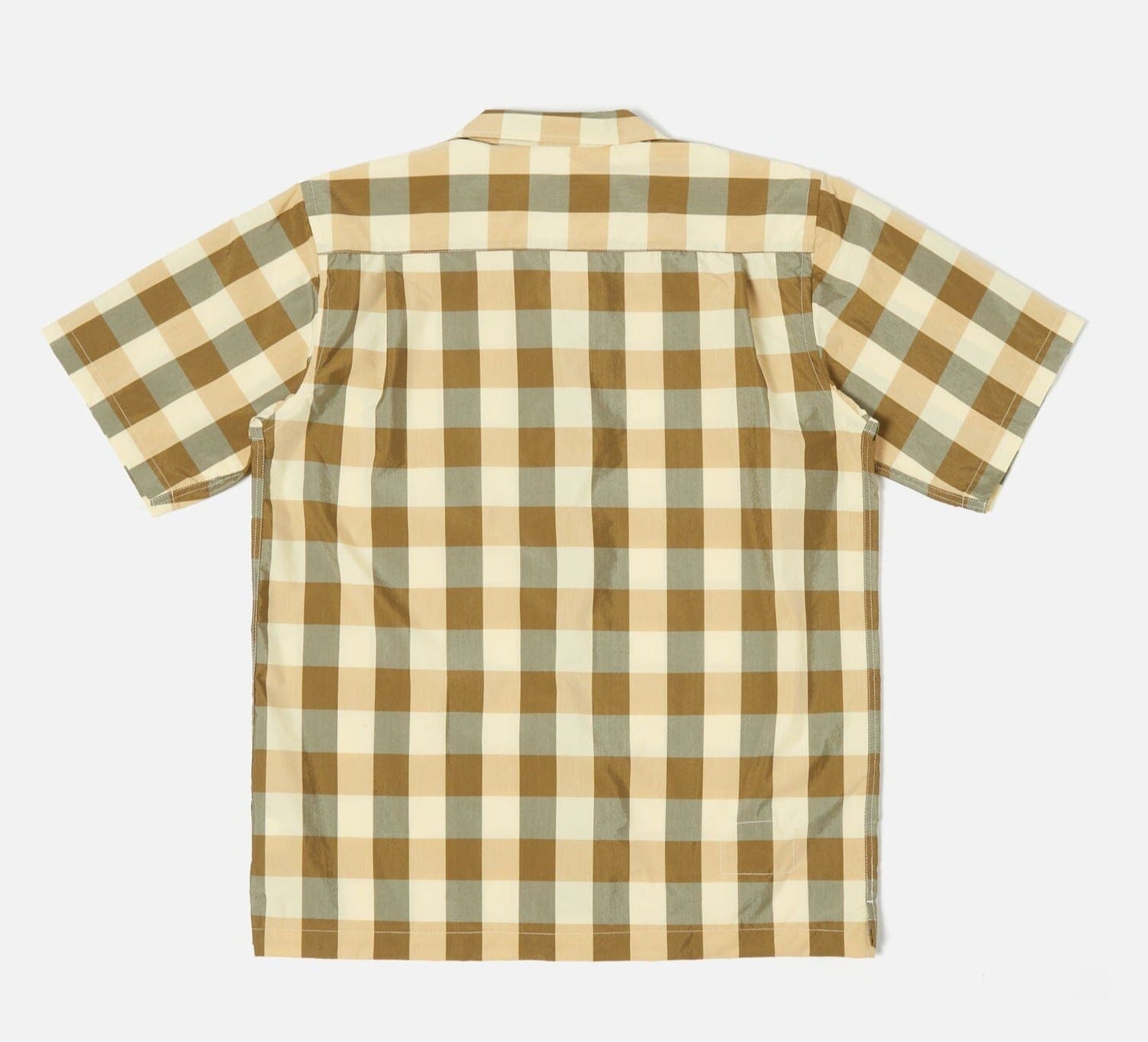 Universal Works - Camp Shirt In Sand Compact Cotton - City Workshop Men's Supply Co.