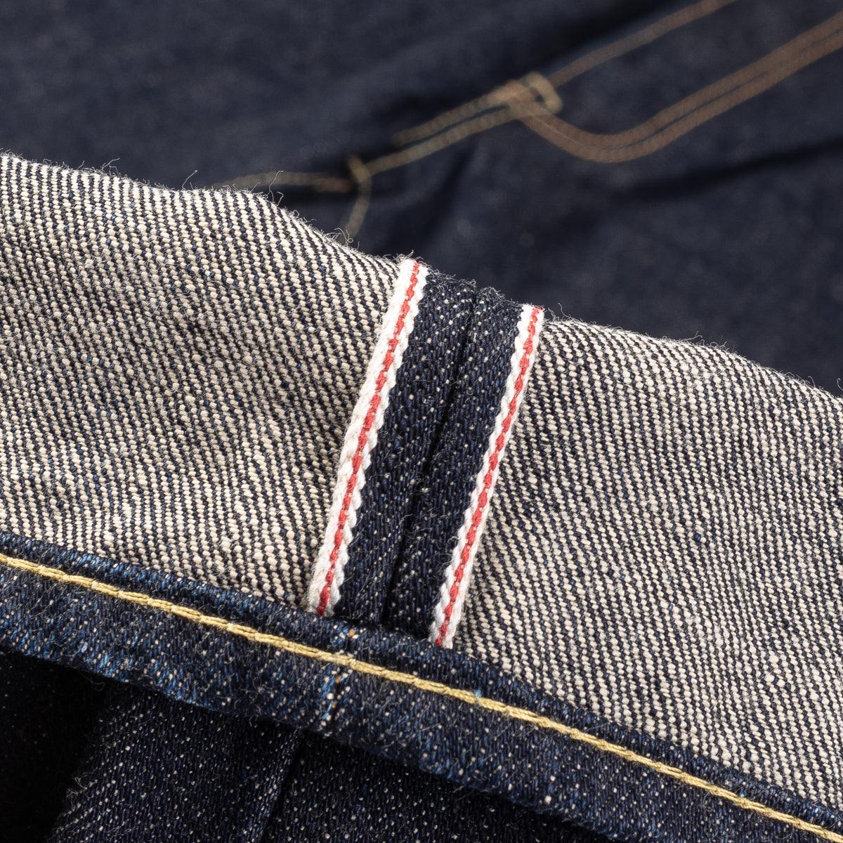 Iron Heart - IH-555S-18 - 18oz Vintage Selvedge Denim Super Slim Cut Jeans - Indigo - City Workshop Men's Supply Co.