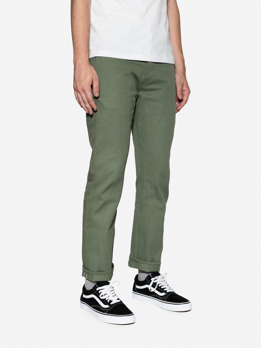 3sixteen - CH-55x Olive Selvedge Chino - City Workshop Men's Supply Co.