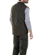 Schott NYC - Reversible Lightweight Quilted Down Filled Vest - Olive/Orange - City Workshop Men's Supply Co.