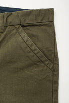Freenote Cloth - Workers Chino Slim Fit 14oz Slub Army Green - City Workshop Men's Supply Co.