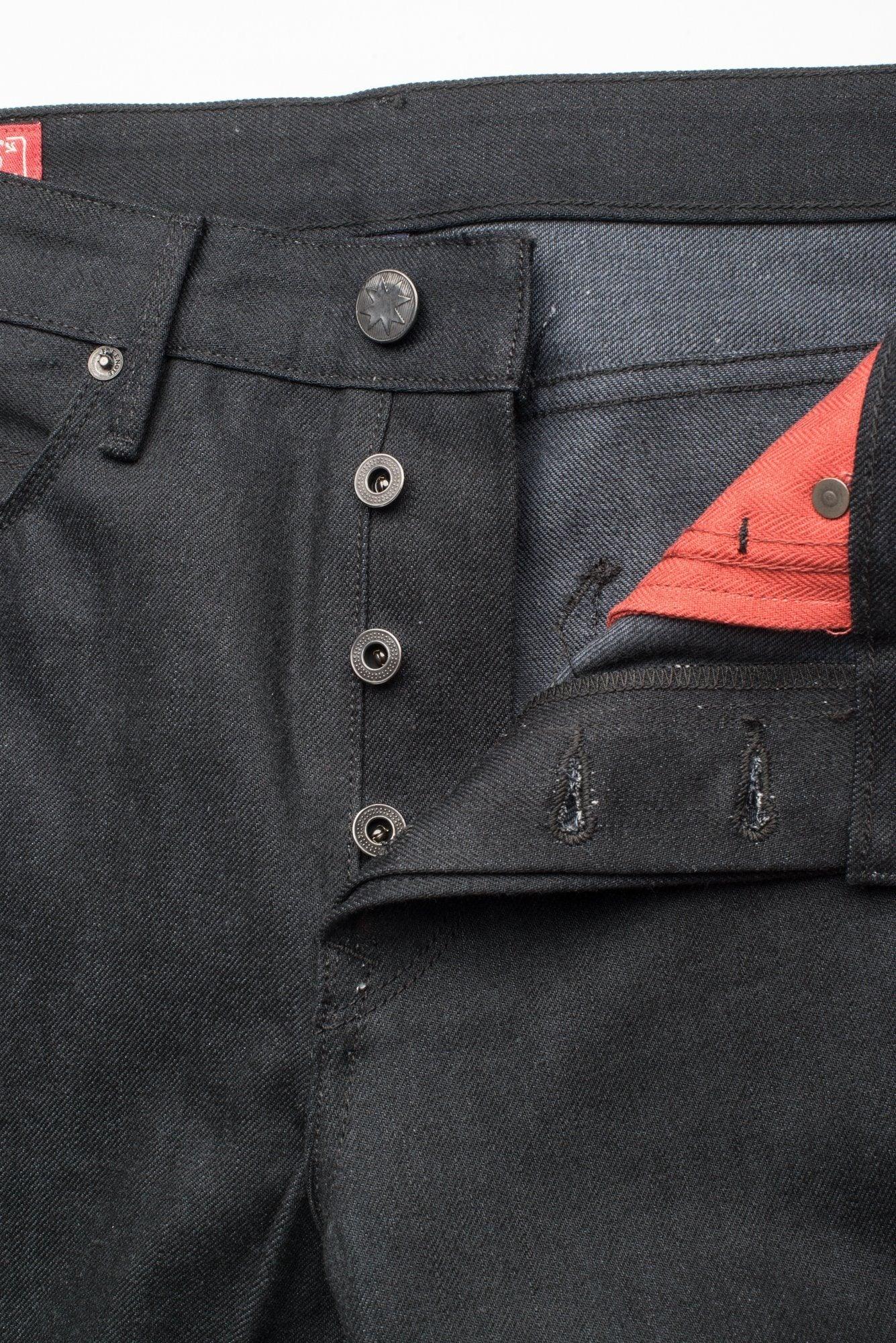 Freenote Cloth - Rios Raw 14.25oz Black Grey Japanese Denim - City Workshop Men's Supply Co.
