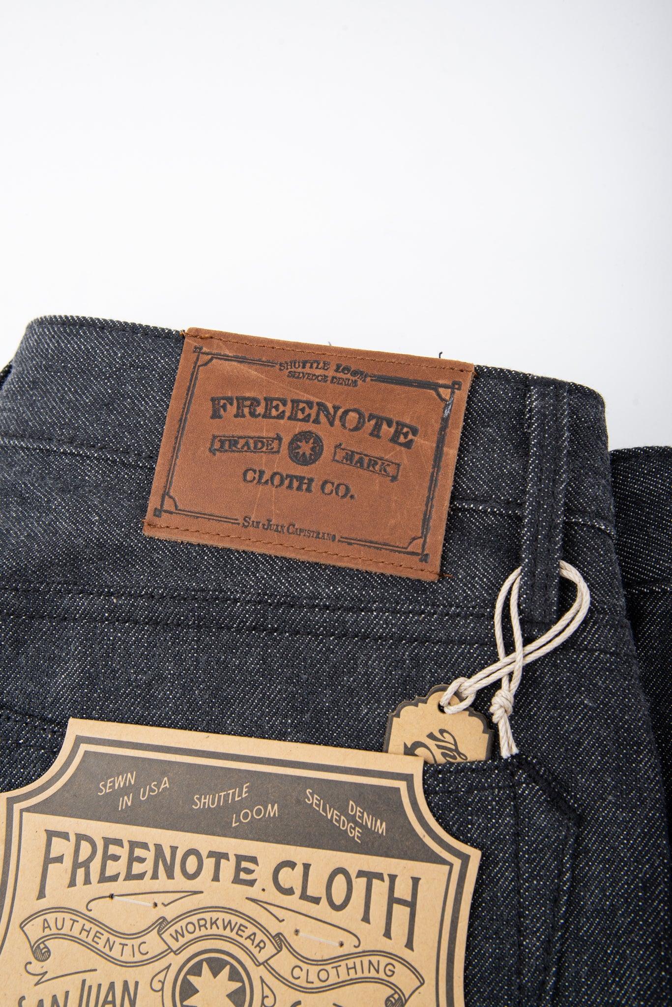 Freenote Cloth - Portola 14oz Charcoal Selvedge Denim - City Workshop Men's Supply Co.