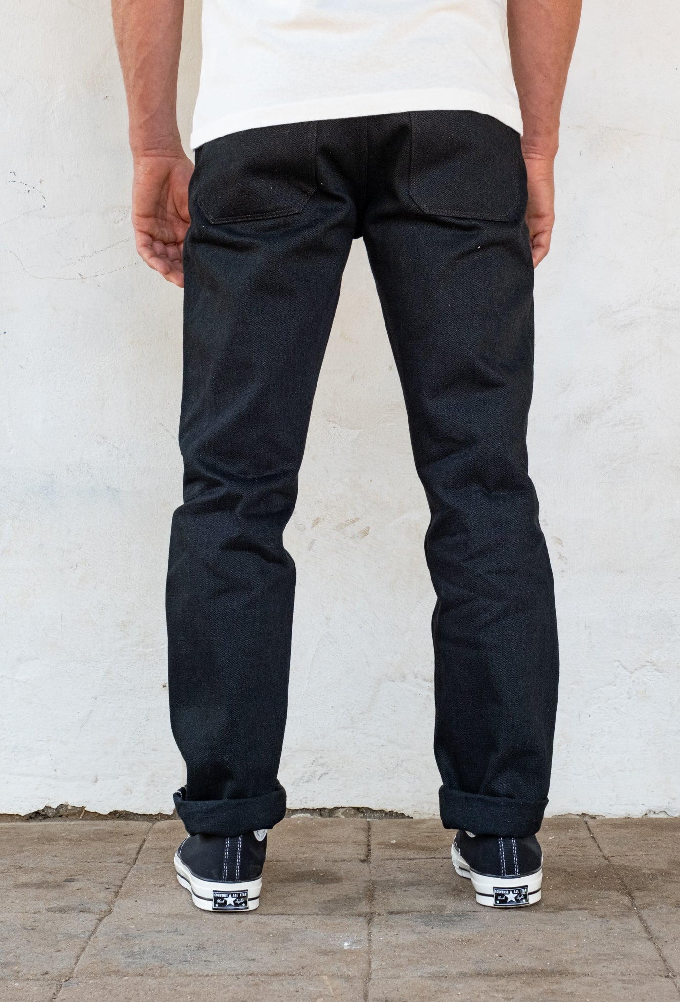 Freenote Cloth - Portola Classic Taper 17oz Black Slub - City Workshop Men's Supply Co.