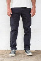 Freenote Cloth - Workers Chino Slim Fit 14oz Slub Black - City Workshop Men's Supply Co.
