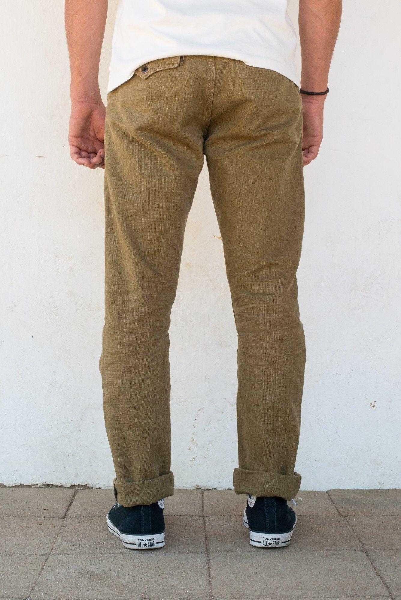 Freenote Cloth - Workers Chino Slim Fit 14oz Slub Tan - City Workshop Men's Supply Co.
