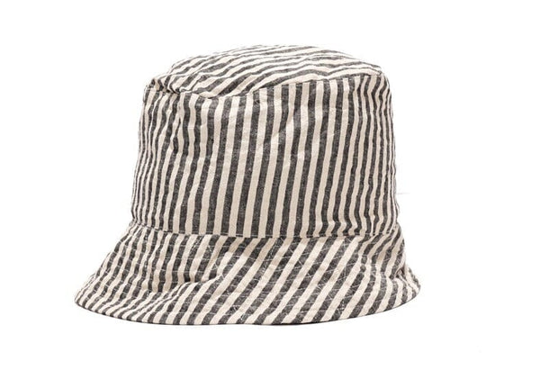 Engineered Garments - Bucket Hat - Natural/Black LC Stripe – City 