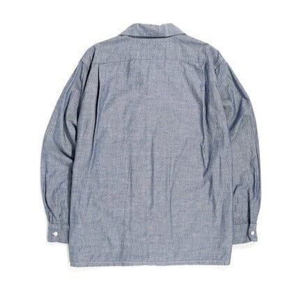 Engineered Garments - Classic Shirt - Lt Blue Cotton Chambray - City Workshop Men's Supply Co.