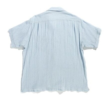 Engineered Garments - Camp Shirt - Lt Blue Cotton Crepe - City Workshop Men's Supply Co.