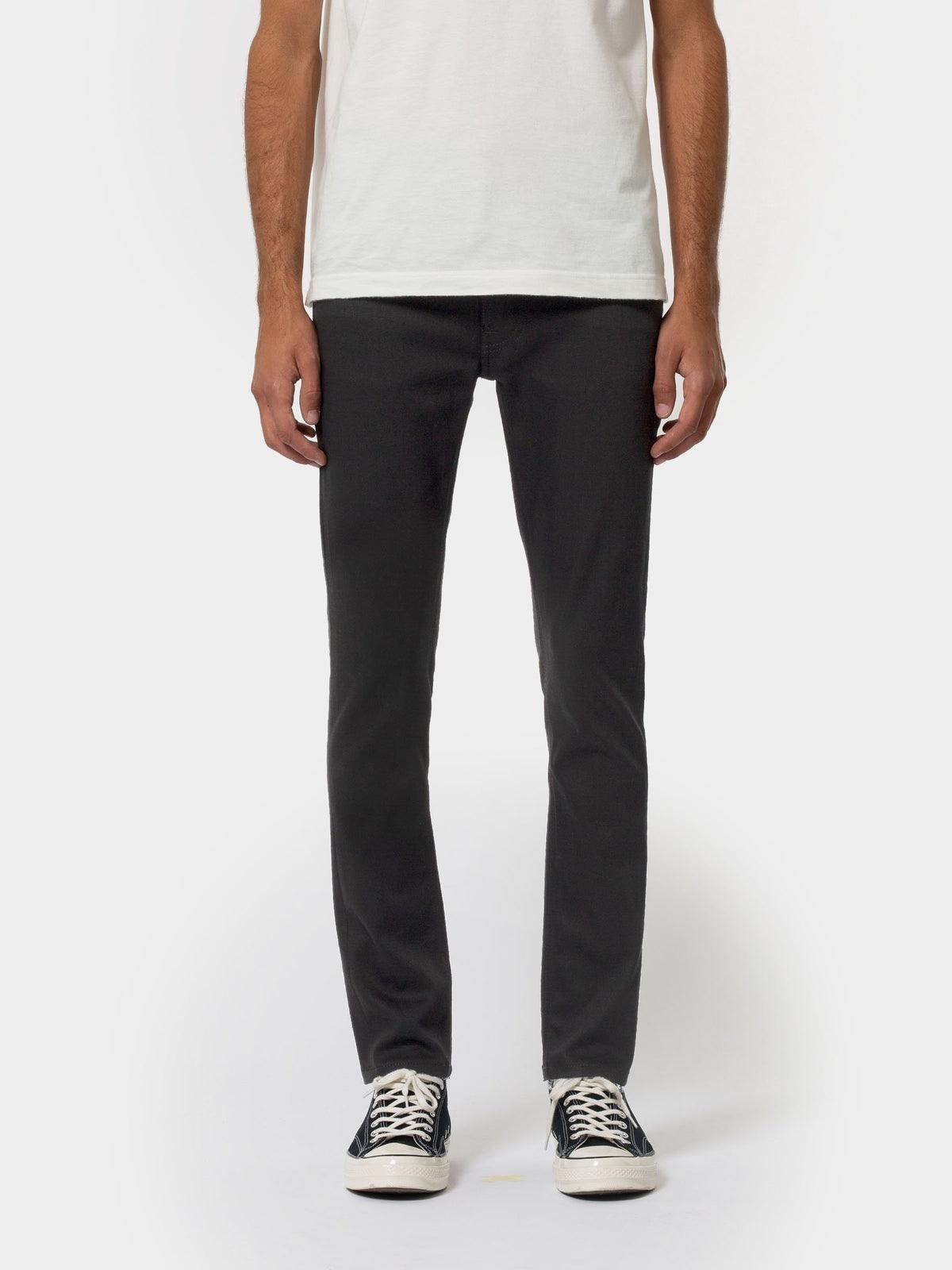 Nudie Jeans Co - Lean Dean Dry Everblack - City Workshop Men's Supply Co.