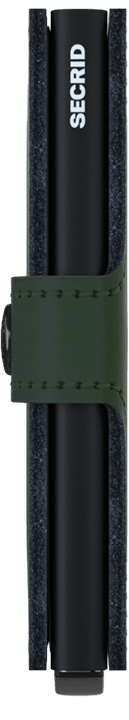 SECRID - Miniwallet - Matte Green Black - City Workshop Men's Supply Co.