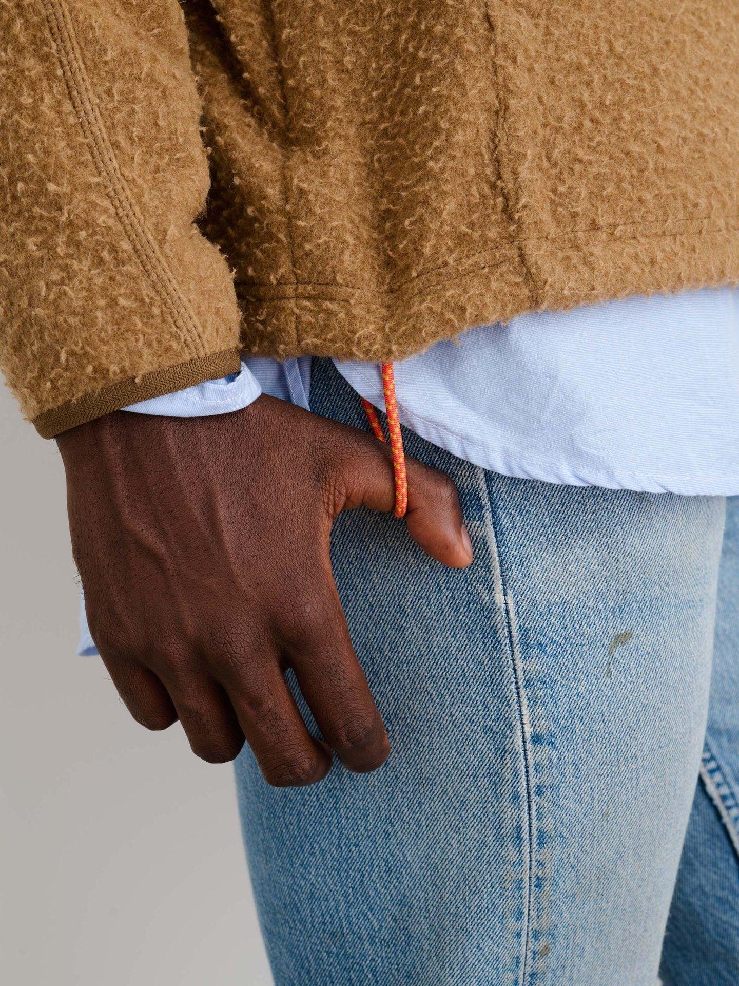 Alex Mill - Brushed Casentino Wool Popover - Camel - City Workshop Men's Supply Co.