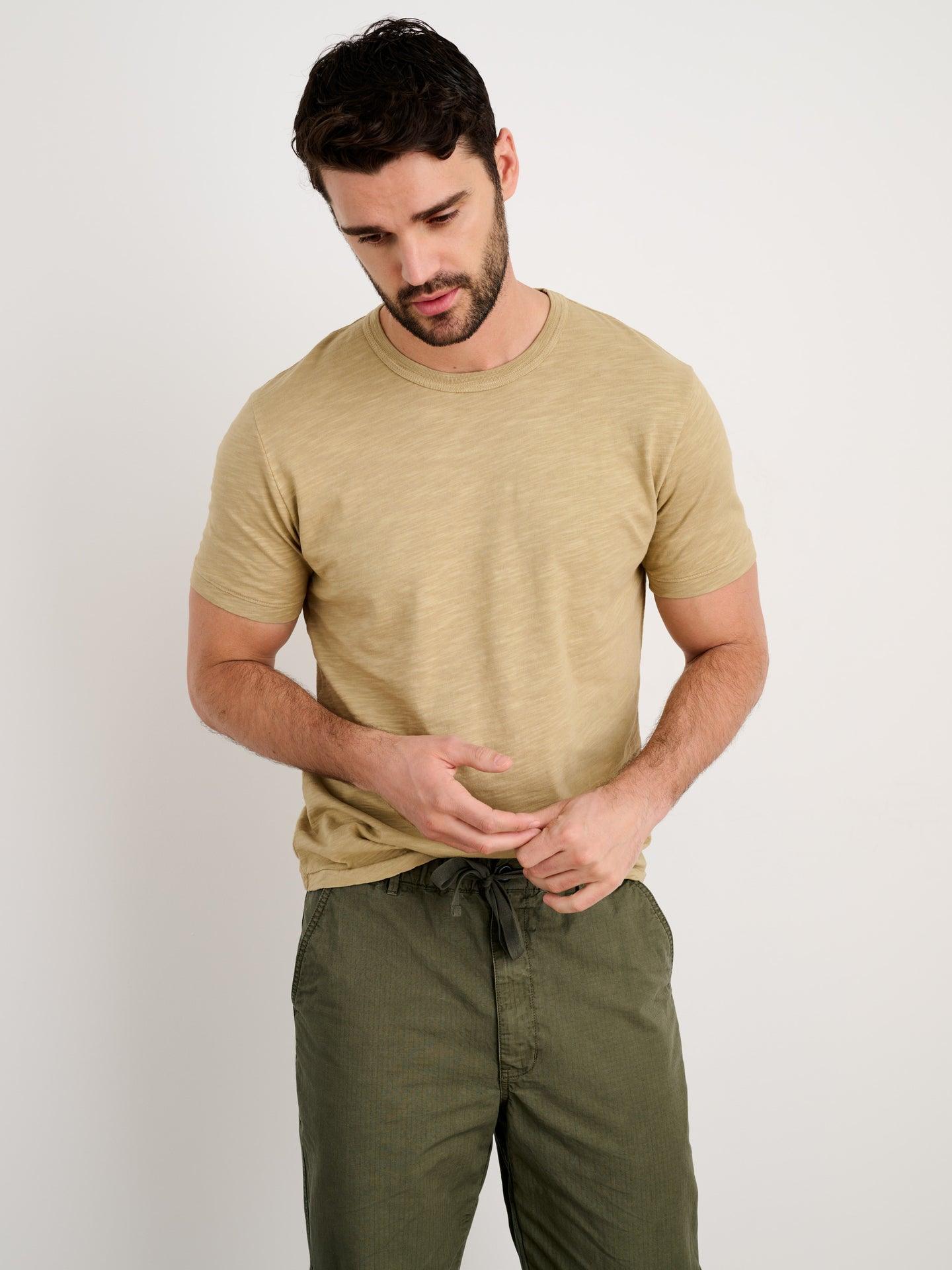 Alex Mill - Standard T-Shirt in Slub Cotton - Buckwheat - City Workshop Men's Supply Co.