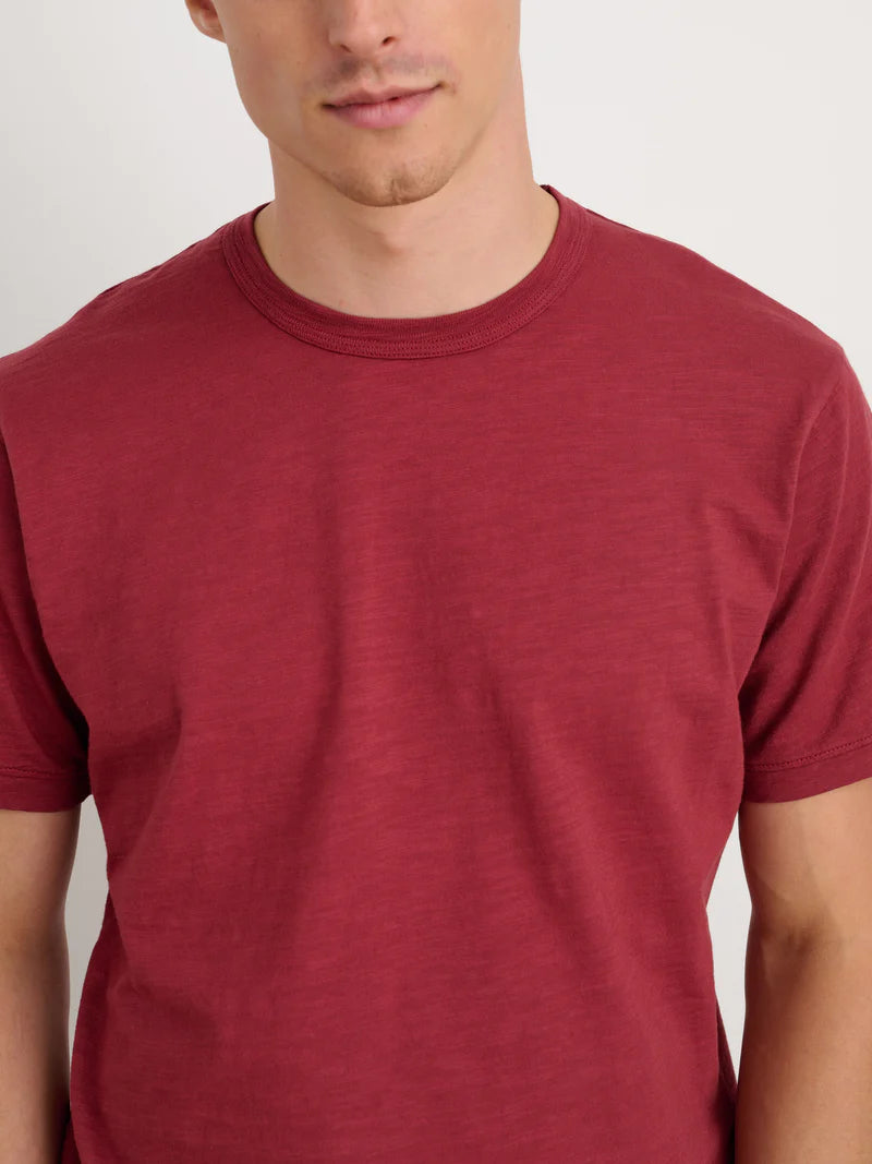 Alex Mill - Standard T-Shirt in Slub Cotton - Currant - City Workshop Men's Supply Co.